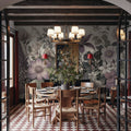 Dahlia Days, Lavender Mural Wallpaper - room preview 05