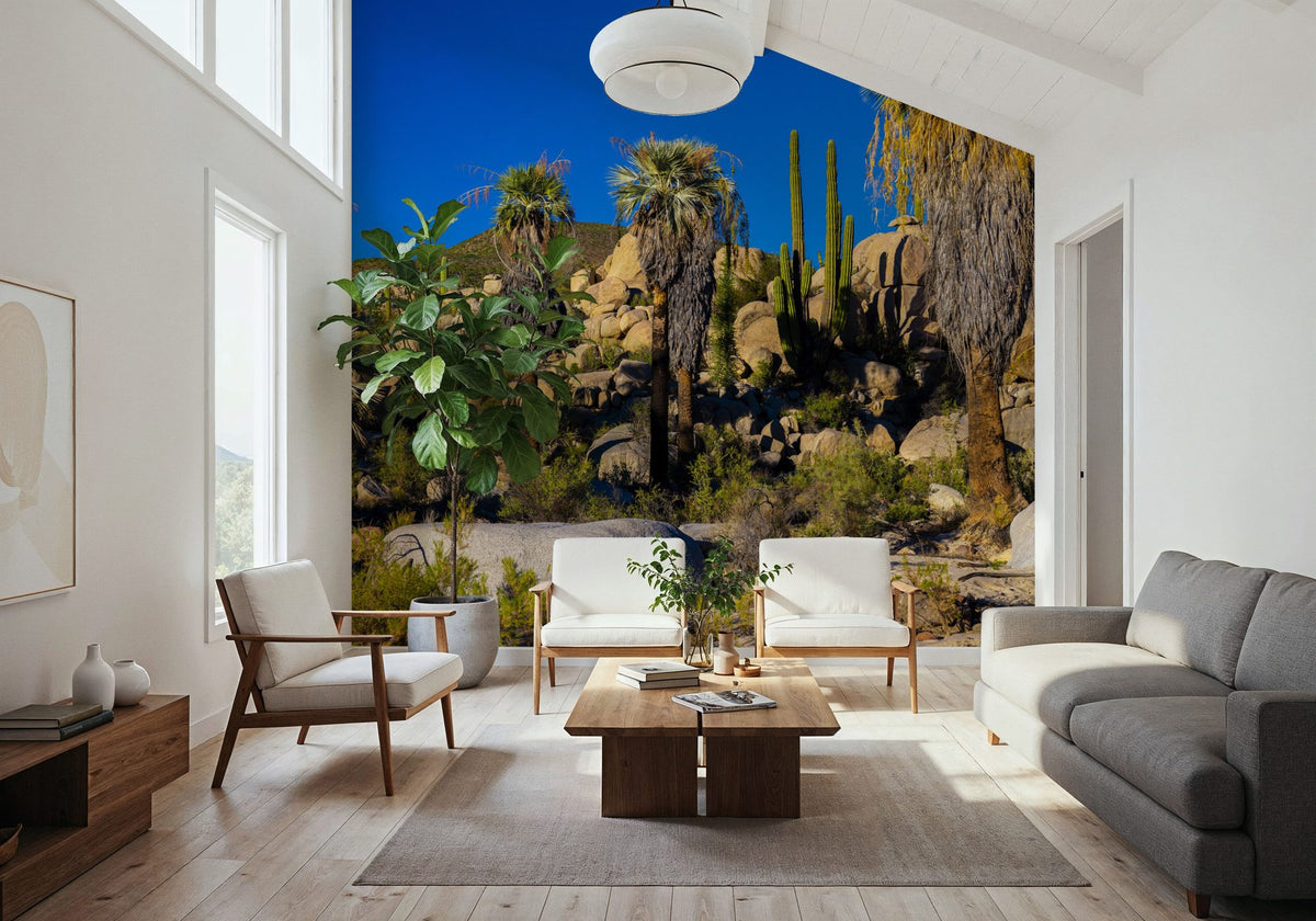 Baja Palms Mural Wallpaper - room preview 05