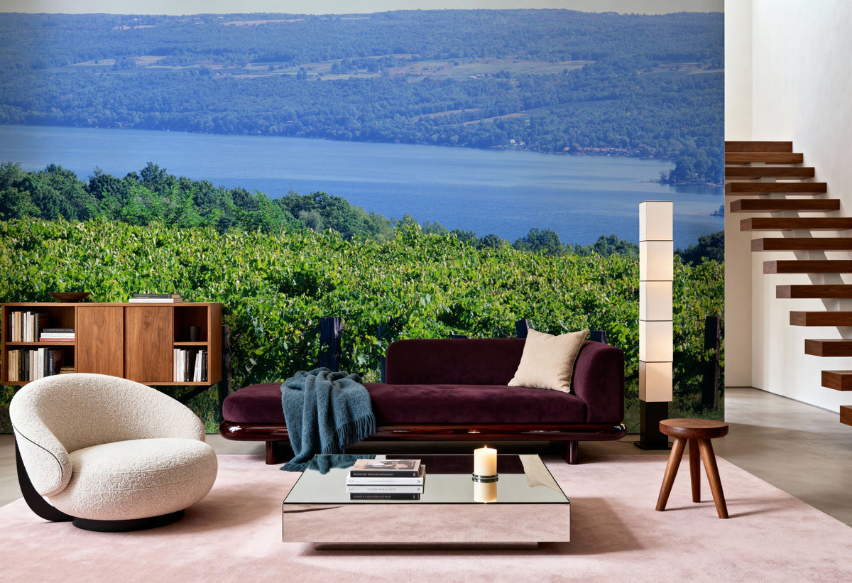 Vineyard Vista Mural Wallpaper - room preview 05