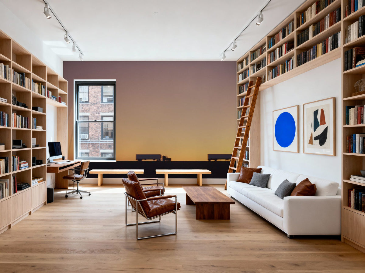 Sunset Convoy Mural Wallpaper - room preview 05