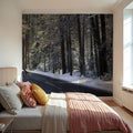 Winter's Passage Forest Mural Wallpaper - room preview 05