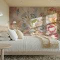 Floral Grunge Singing Mural Wallpaper - Edition 3 - room preview 05