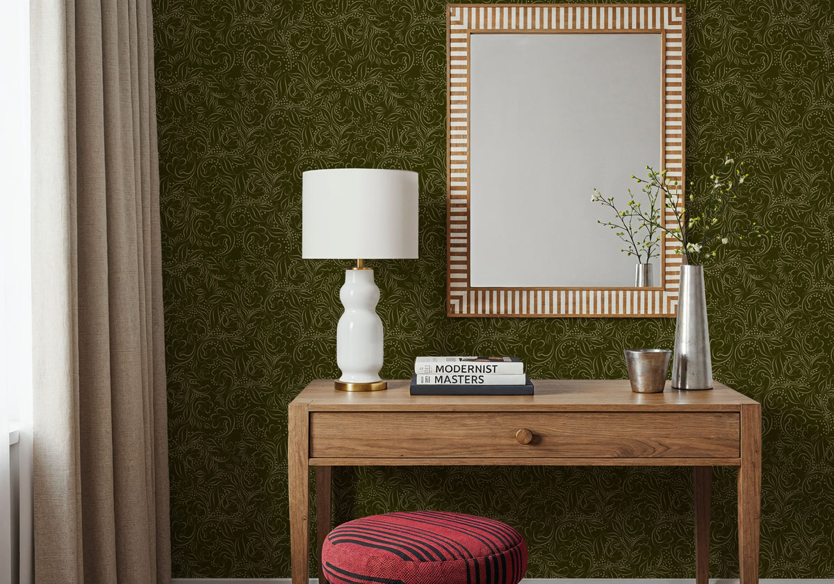 Catch the Breeze, Pine Mural Wallpaper - room preview 05