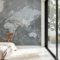 World Map Cities - Zanders Mural Wallpaper - room preview 05