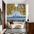 NYC Autumn Thoughts Mural Wallpaper - room preview 05