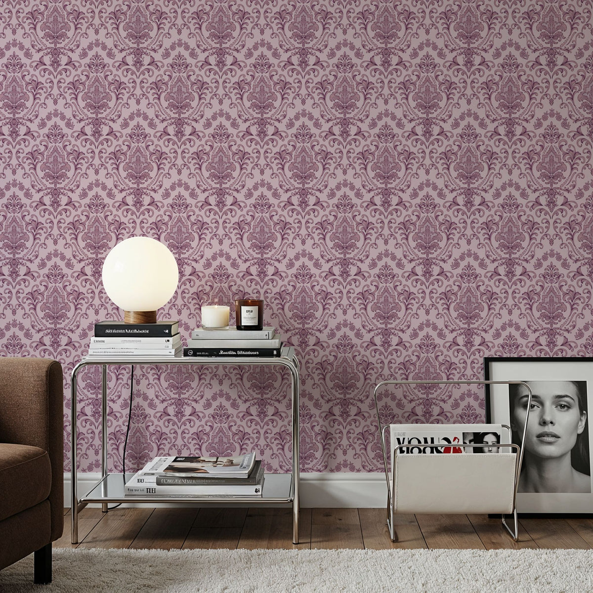 Ludovici Pattern, Cherry Mural Wallpaper - room preview 05