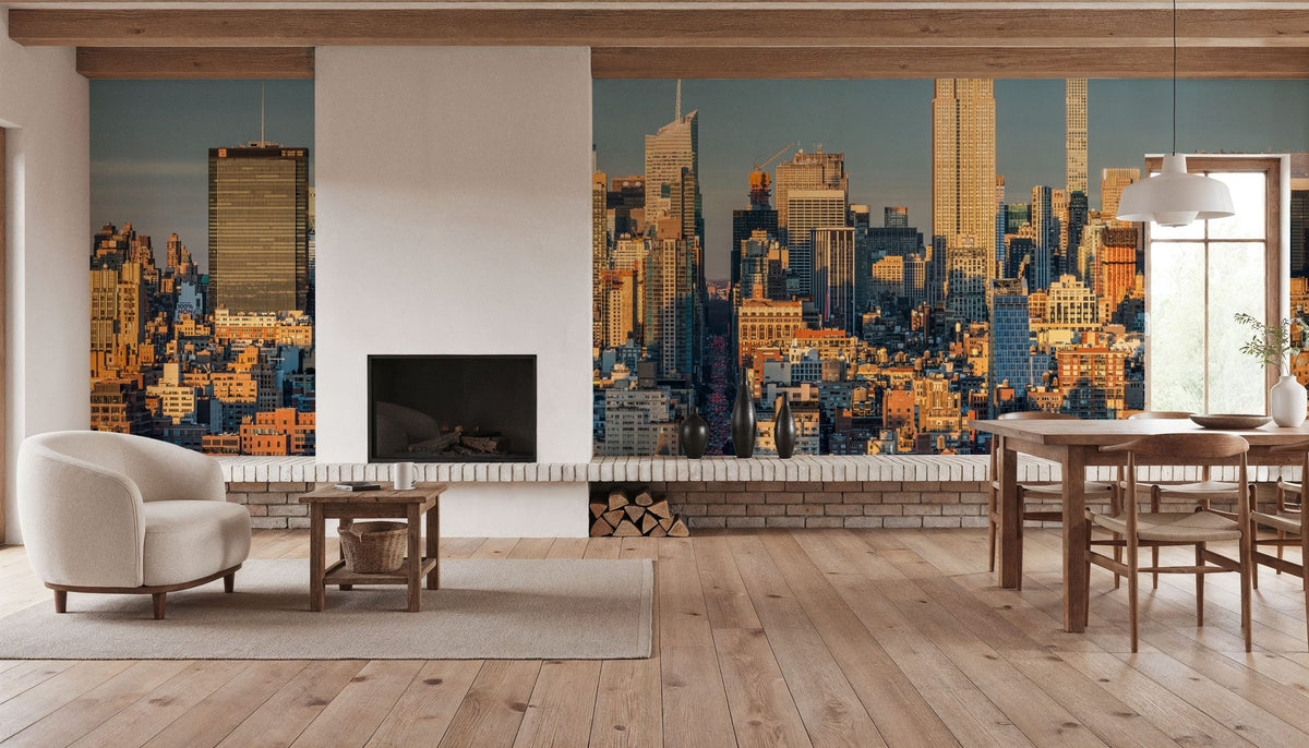 Midtown Sunset Mural Wallpaper - room preview 05