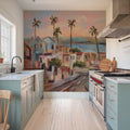 California Sunrise Street Mural Wallpaper - room preview 05