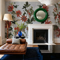 Contemporary Clematis Mural Wallpaper - Edition 4 - room preview 05