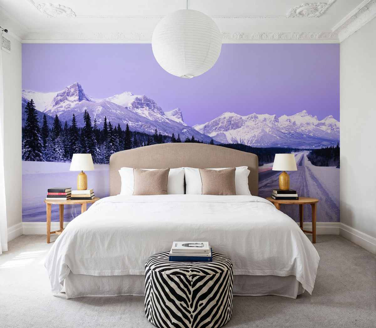 Trans Canada Highway Mural Wallpaper - room preview 05