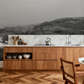 Peggy's Cove Lighthouse BW Mural Wallpaper - room preview 05