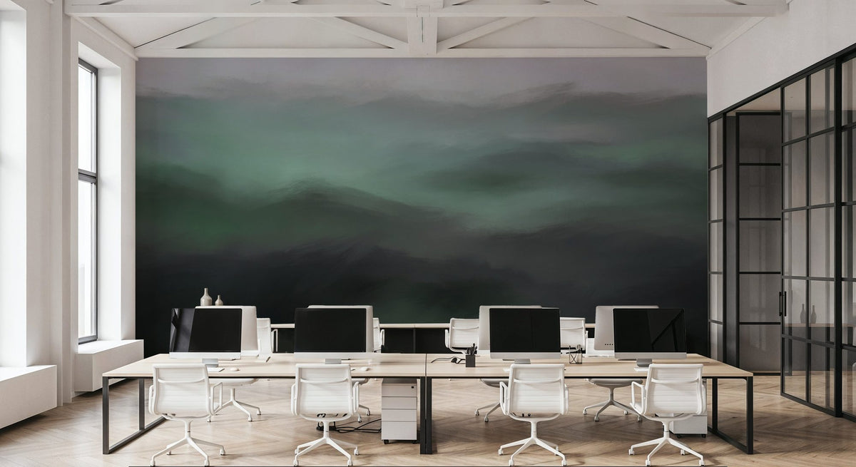 Beyond the Mountains, Moss Mural Wallpaper - room preview 05