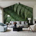 Fern Lines Mural Wallpaper - room preview 05