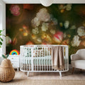 The Floral Golden Hour Mural Wallpaper - room preview 05