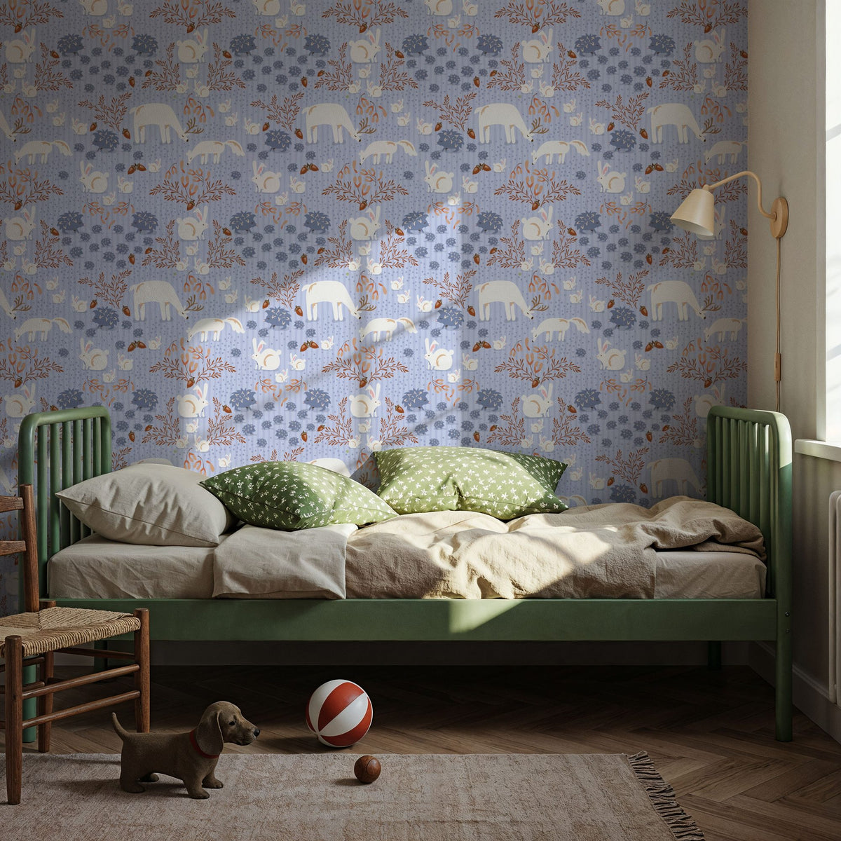 Welcome to the World, Sky Blue Mural Wallpaper - room preview 05