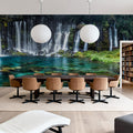 Shiraito Falls Mural Wallpaper - room preview 05
