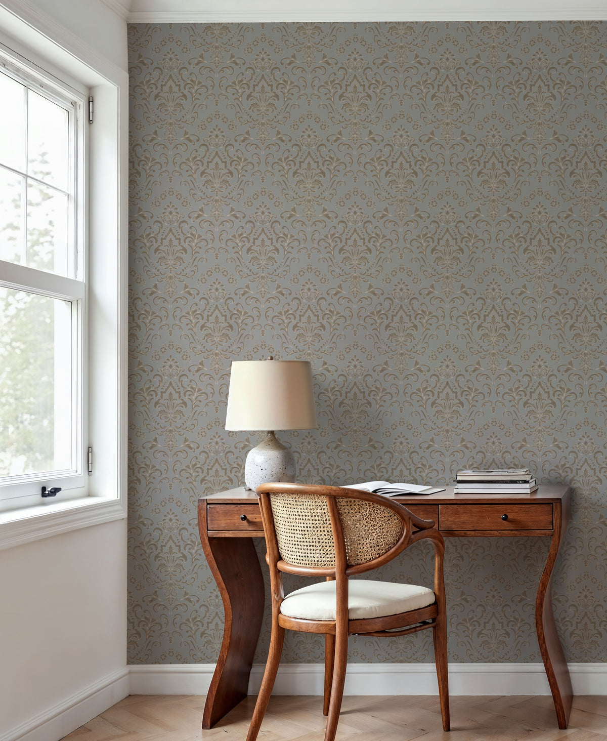 Ludovici Pattern; Mauve Mural Wallpaper - room preview 05