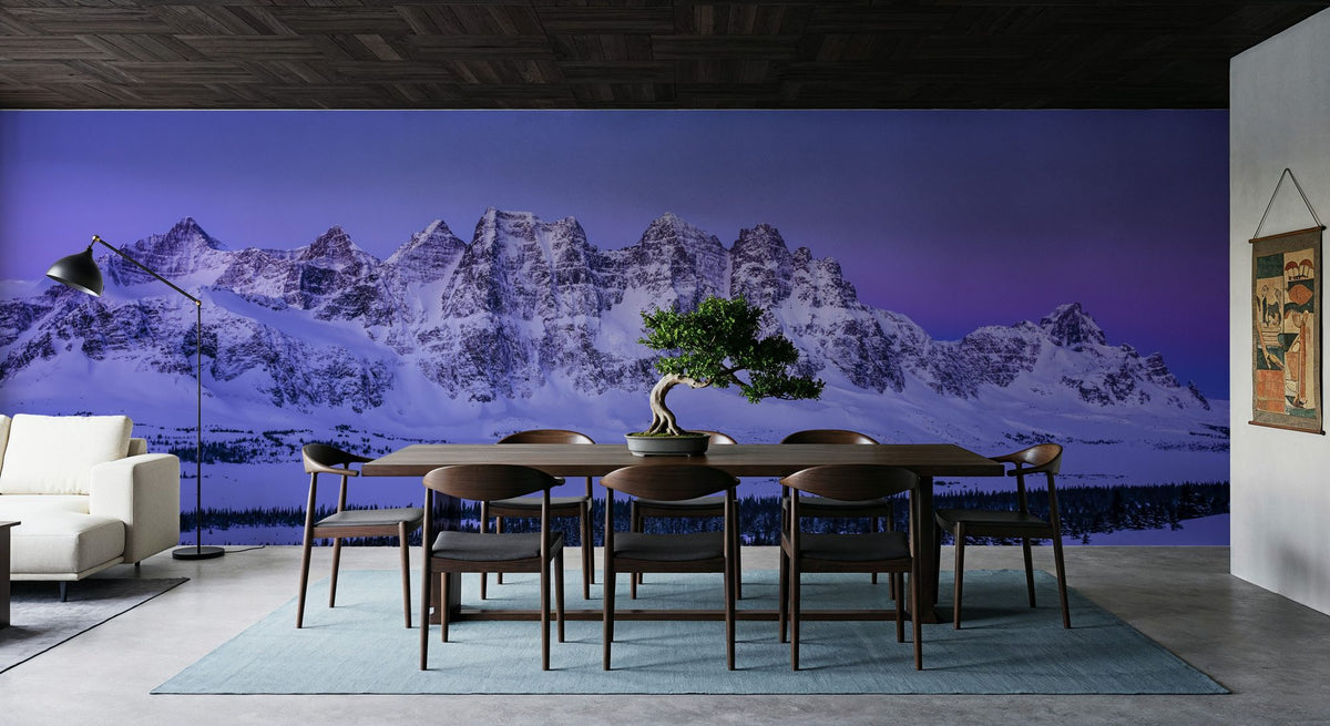 Ramparts Mountain Mural Wallpaper - room preview 05