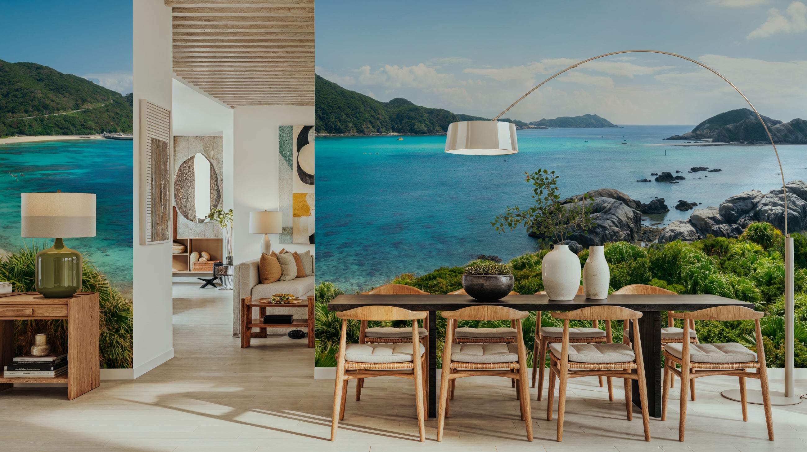 Aharen Bay Mural Wallpaper