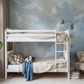 Clouding, Baby Blue Mural Wallpaper - room preview 05