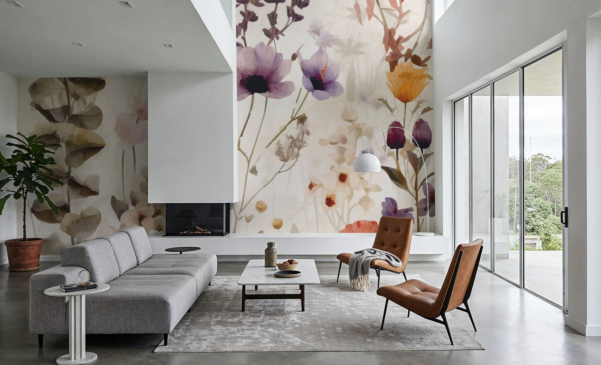 Wild Meadow Mural Wallpaper - room preview 05