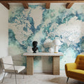 World Map Cities - Shari Mural Wallpaper - room preview 05
