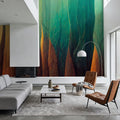 Reduced Trees Mural Wallpaper - room preview 05
