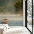 Gone Fishing Mural Wallpaper - Neutral Tone - room preview 05