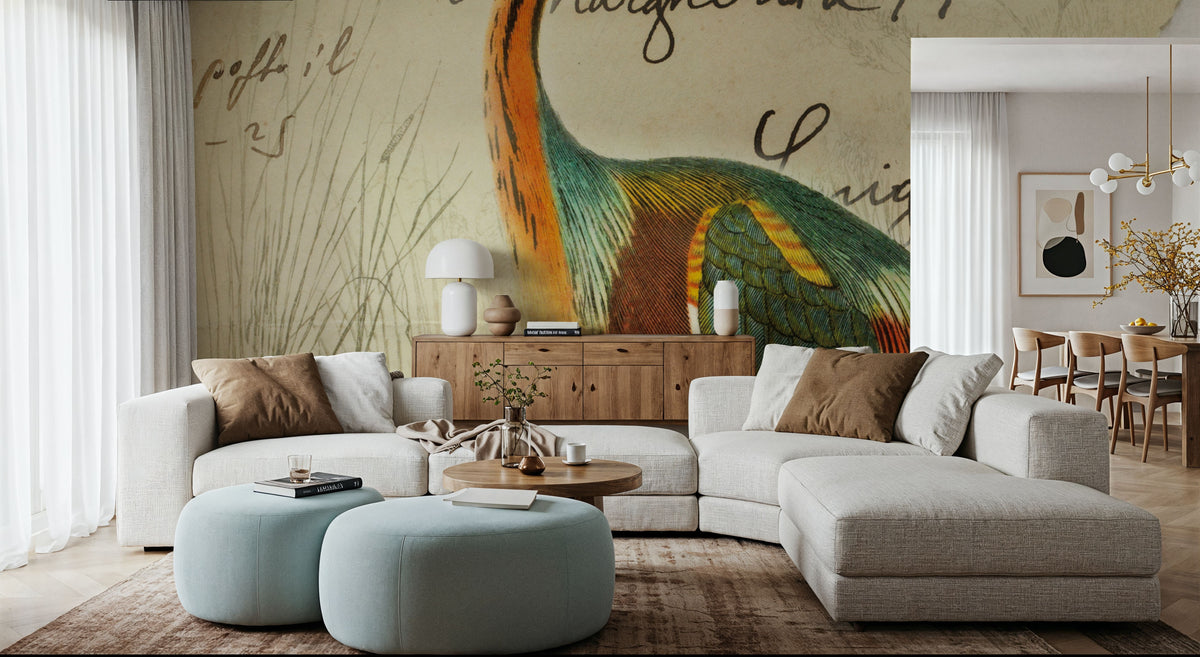 Pretty Bird II Mural Wallpaper - room preview 05