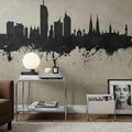 Vienna Austria Skyline Concrete Mural Wallpaper - room preview 05