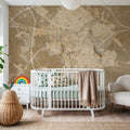 Cambridge Ochre Mural Wallpaper - room preview 05