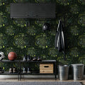 Mosses, Deep Green Mural Wallpaper - room preview 05