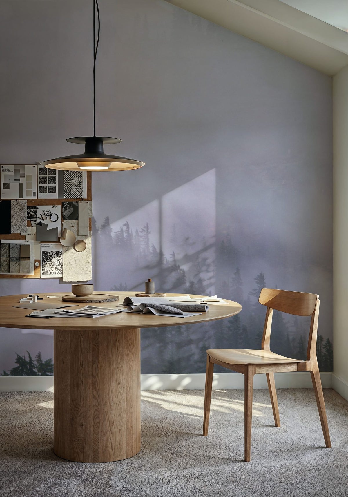 Fog Cascade Mural Wallpaper - room preview 05