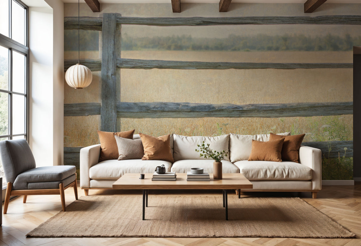 Edge of the Field Mural Wallpaper - room preview 05