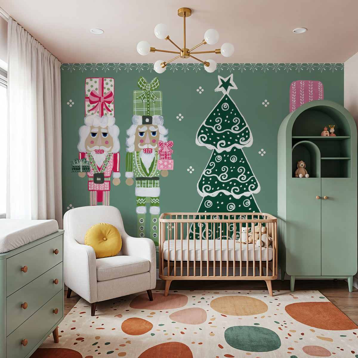 Dreamland Nutcrackers II Mural Wallpaper - room preview 05