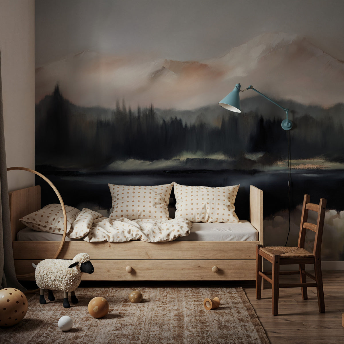 Dusklight Blossoms Mural Wallpaper - room preview 05