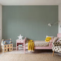 Tailor's Pin Stripe, Sage Mural Wallpaper - room preview 05