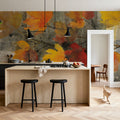 Autumn Rain Mural Wallpaper - room preview 05