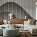 Wavelines Mural Wallpaper - room preview 05