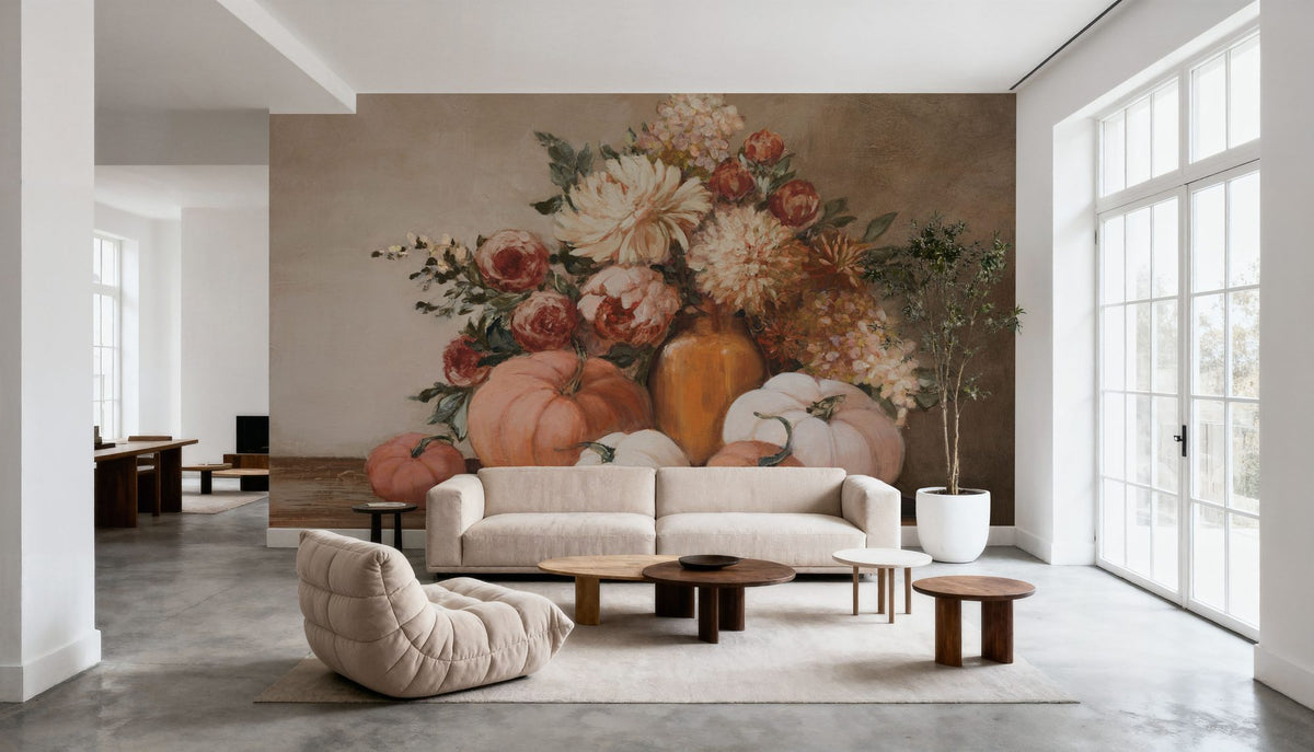 Autumn Bounty Mural Wallpaper - room preview 05