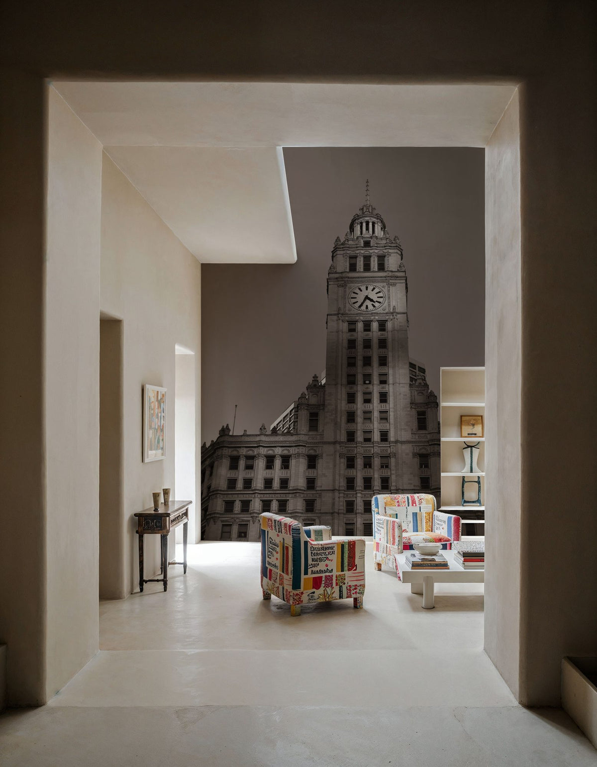 Chicago River Walk Mural Wallpaper - room preview 05