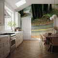 Serpentine Forest Mural Wallpaper - room preview 05