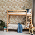 Welcome to the World, Beige Mural Wallpaper - room preview 05