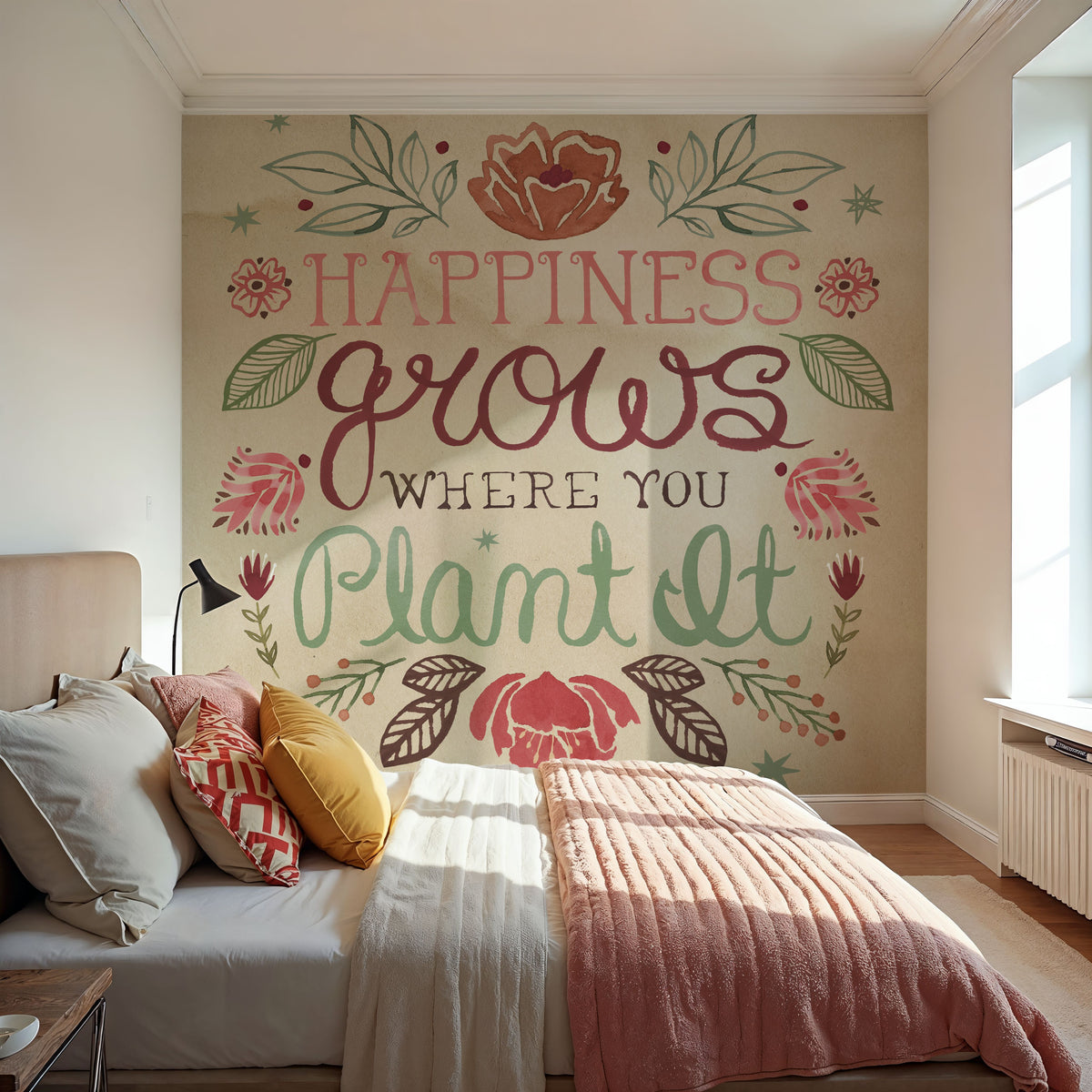 Floralscape Fairies VI Mural Wallpaper - room preview 05