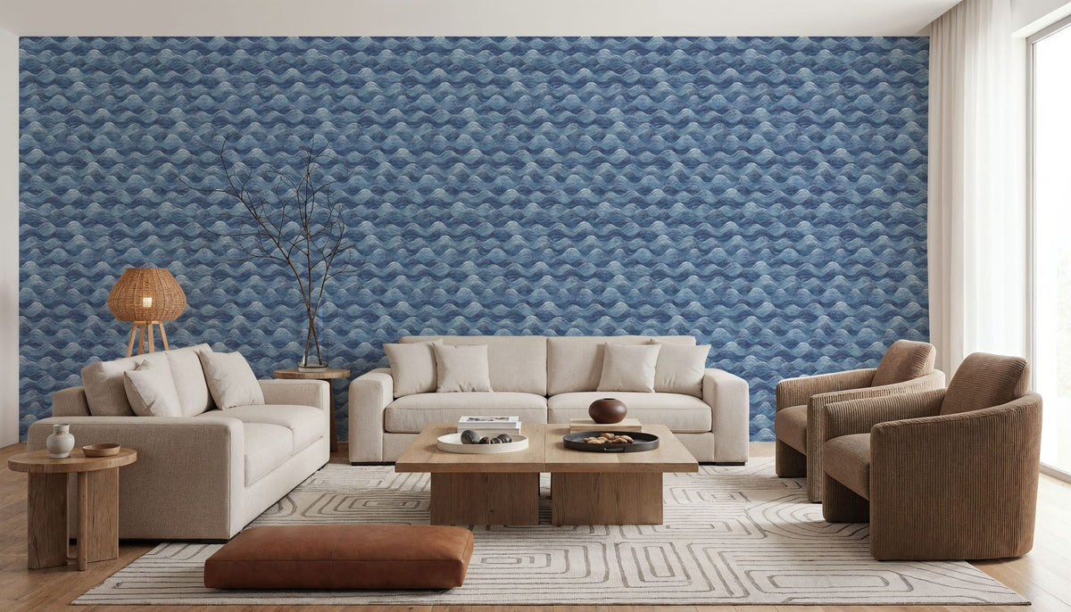 Stormy Sea Wave Mural Wallpaper - room preview 05