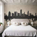 Honolulu Hawaii Skyline Concrete Mural Wallpaper - room preview 05