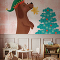 Festive Paws I Mural Wallpaper - room preview 05
