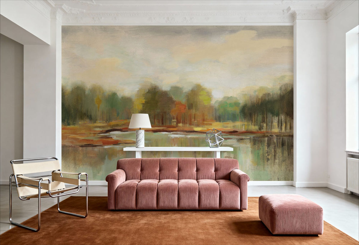 Chilly Fall Mural Wallpaper - room preview 05