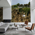 Tropical Cliff Cascade Mural Wallpaper - room preview 05