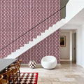 Verdant Plume, Chalky Rose Mural Wallpaper - room preview 05